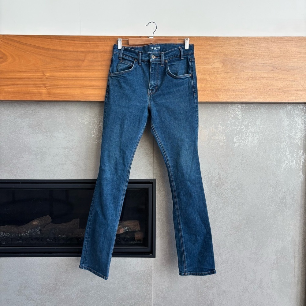 Tecovas Men’s Rugged Standard Jeans in Dark Denim, Size 30X34